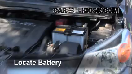 2008 Scion xD 1.8L 4 Cyl. Battery Replace